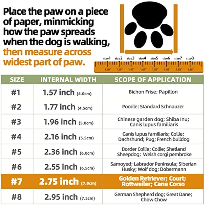 Hcpet Dog Shoes, Dog Boots for Large Dogs, Waterproof Dog Booties Paw Protector for Summer Hot Pavement, Winter Snowy Day, Outdoor Walking, Indoor Hardfloors Anti Slip Sole Black Size 7 by Hcpet - Image 9