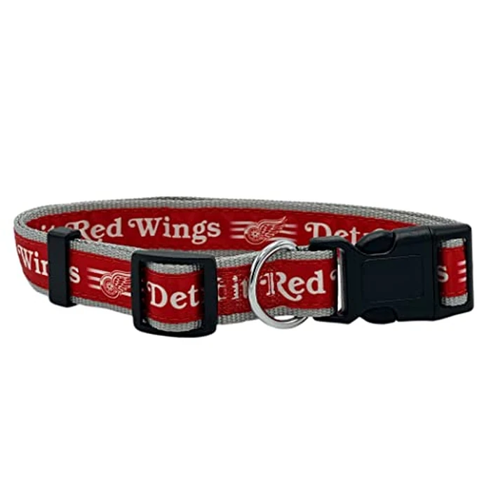 Pets First DRW-3036-SM Detroit Red Wings Collar, Small by Pets First - Image 1