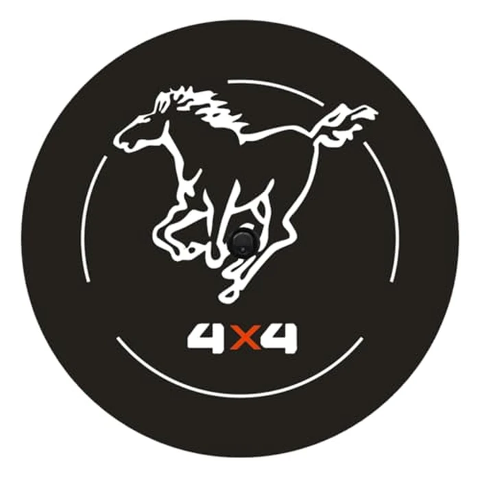 Galloper 4X4 for 2021-2026 Ford Bronco Spare Tire Cover with Backup Camera Hole, Spare Wheel Cover Protector, L-XL-XXL fit Wildtrak, Everglades, Sasquatch, Badlands (XL: 285/70R17, 275/65R18) by Aolowewin - Image 3