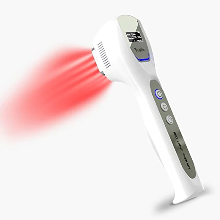 Red Light Therapy Device for Pain Relief, Deep Tissue Infrared Light for Joint, Muscle, Back,Inflammation At-Home LED Treatment Tool with16*Red Light Chips+16*Near Infrared Chips by Truslite - Used - Like New condition - US$215.12