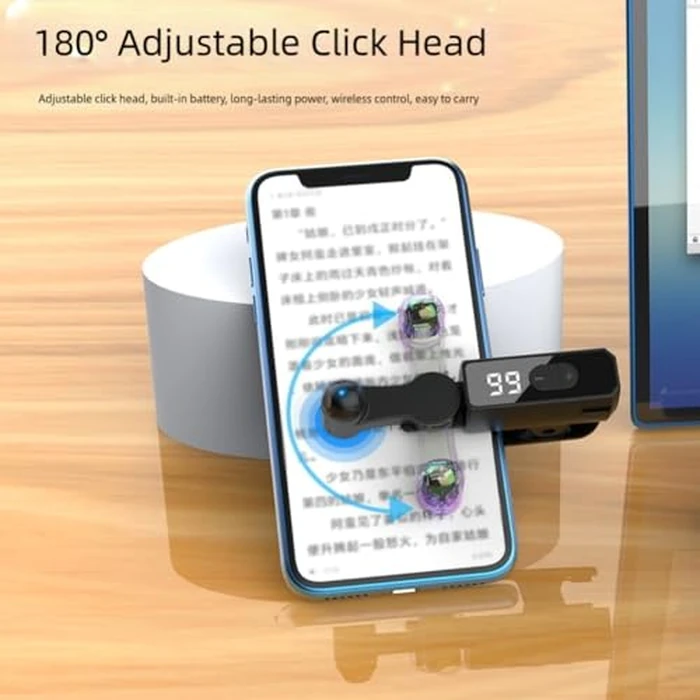 150mAh Wireless Auto Clicker,Phone Screen Device Speed Clicker for iPhone for iPad 2026 New Wireless Fast Click Simulation Finger Continuous Click for Live Broadcasts Likes,Game by Generic - Image 7