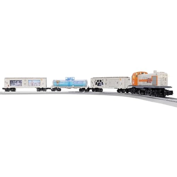 Lionel Disney Star Wars Rebel RS-3 LionChief O Gauge Electric Train Set with Bluetooth 5.0, Remote Control, Freight Cars & FasTrack - Lights & Sounds Ready to Run Model Train Set, Ages 14+ by Lionel - Image 1