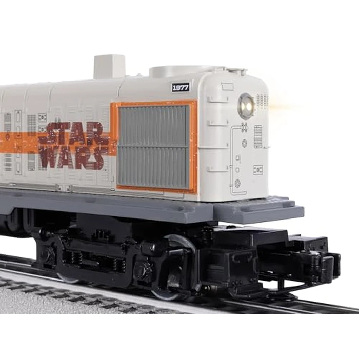 Lionel Disney Star Wars Rebel RS-3 LionChief O Gauge Electric Train Set with Bluetooth 5.0, Remote Control, Freight Cars & FasTrack - Lights & Sounds Ready to Run Model Train Set, Ages 14+ by Lionel - Image 6