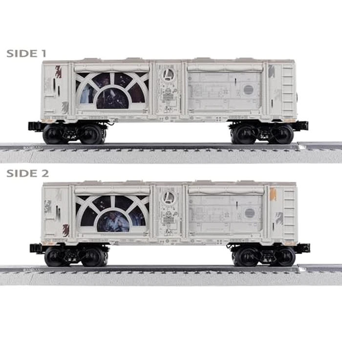 Lionel Disney Star Wars Rebel RS-3 LionChief O Gauge Electric Train Set with Bluetooth 5.0, Remote Control, Freight Cars & FasTrack - Lights & Sounds Ready to Run Model Train Set, Ages 14+ by Lionel - Image 7
