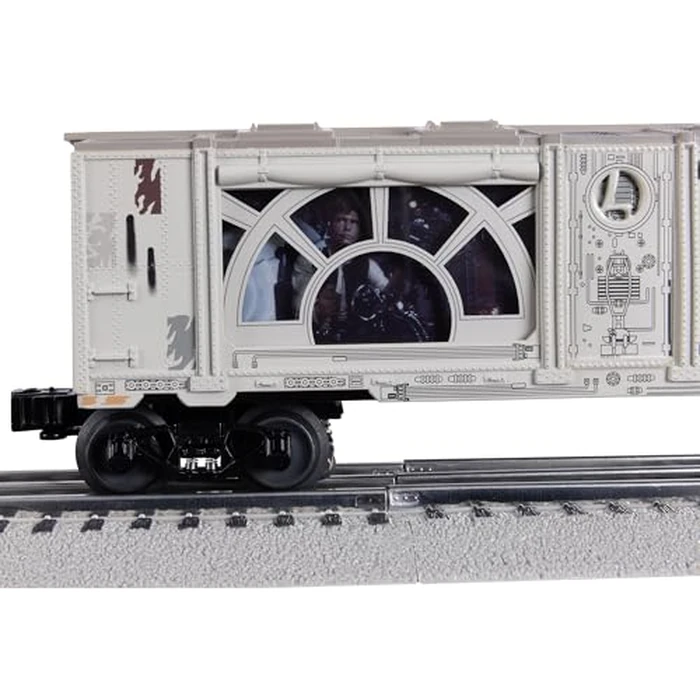 Lionel Disney Star Wars Rebel RS-3 LionChief O Gauge Electric Train Set with Bluetooth 5.0, Remote Control, Freight Cars & FasTrack - Lights & Sounds Ready to Run Model Train Set, Ages 14+ by Lionel - Image 8