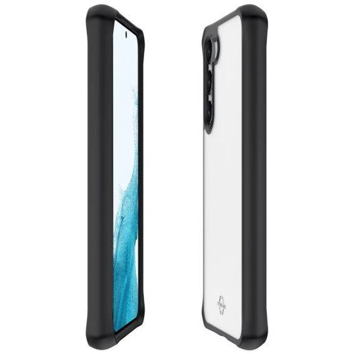 Itskins Hybrid R Solid Phone Case for Galaxy S23+ - Black/Clear by Itskins - Image 3