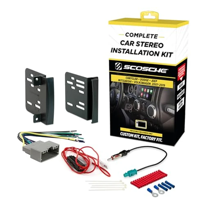 Install Centric ICCR6BN Chrysler/Dodge/Jeep 2007-14 Double Din Complete Installation Kit by Scosche - Image 1