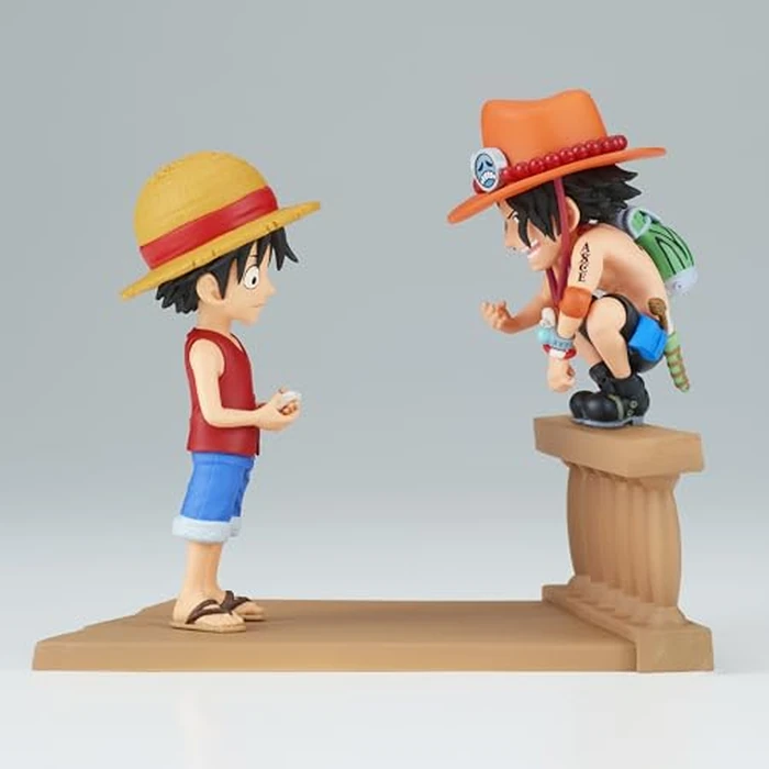 Banpresto - One Piece - Log Stories - Monkey D. Luffy & Portgas D. Ace, Bandai Spirits World Collectable Figure by Banpresto - Image 2