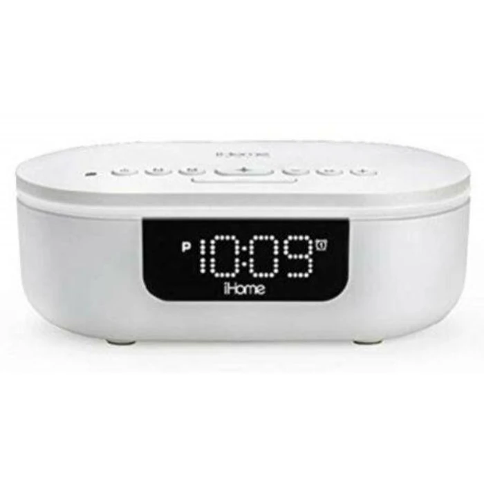 iHome iUVBT1 Power UVC Pro 360 UV-C Sanitizer with Bluetooth Speaker - White by iHome - Image 2