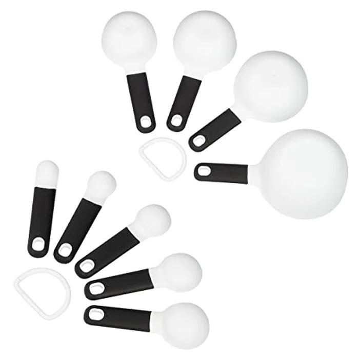 KitchenAid - Measuring Cups and Spoons Set, 9-Piece Nesting Measuring Spoons and Cups (White) by KitchenAid - Image 6