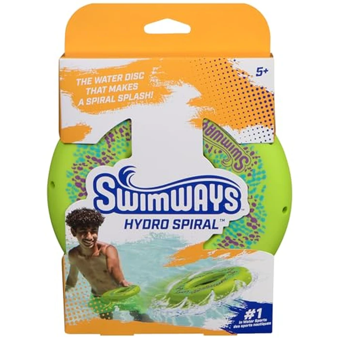 SwimWays Hydro Spiral, Pool Toys for Kids and Adults, Throwing Ring for Beach, Lake and Swimming Pool, Outdoor Toys for Kids Aged 5 & Up by SwimWays - Used - Like New condition