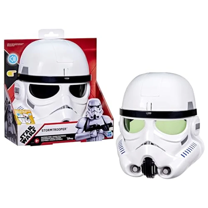 STAR WARS Stormtrooper Electronic Mask with Phrases & Sound Effects, Costume for Kids, Toys for Boys & Girls Ages 5+ by STAR WARS - Used - Like New condition