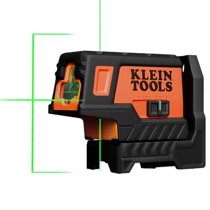 Klein Tools 93MCLPG Compact Self-Leveling Laser Level with Plumb Spot, Bright Green Cross Line, 75-Foot Range, Laser Class 2, Power Output <1mW, Magnetic Mount by KLEIN TOOLS - Image 1