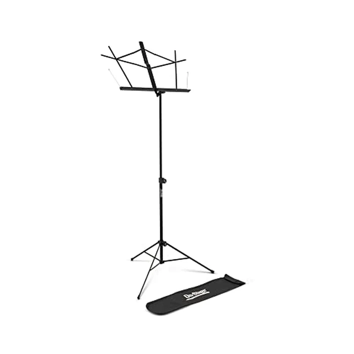 OnStage SM7122BB Compact Folding Sheet Music Stand with Bag, Black by OnStage - Image 1