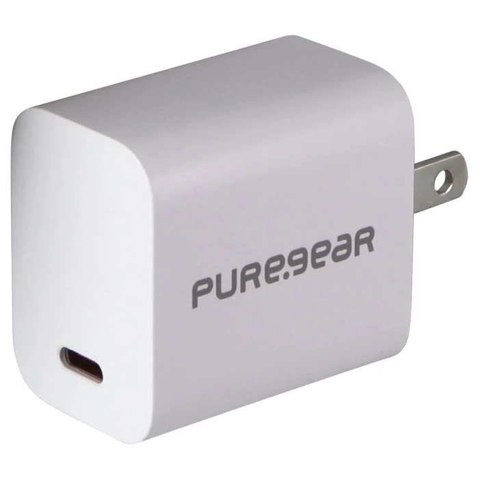 PureGear LightSpeed (20-Watt) USB-C Wall Charger Travel Adapter - White by PureGear - Refurbished - Brand New condition - US$13.44