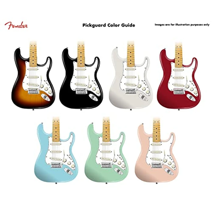 Fender 099-2018-000 62 Stratocaster - (11 Hole) 3-Ply Pick Guard for 3 Single-Coil Pickups - White by Fender - Used - Like New condition - CA$43.18