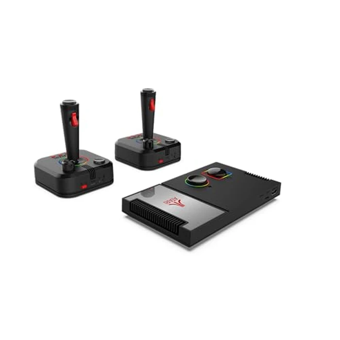 My Arcade Atari Game Station Pro: Video Game Console with 200+ Games, Wireless Joysticks, RGB LED Lights, Atari 2600/5200/7800 by MY ARCADE - Image 2