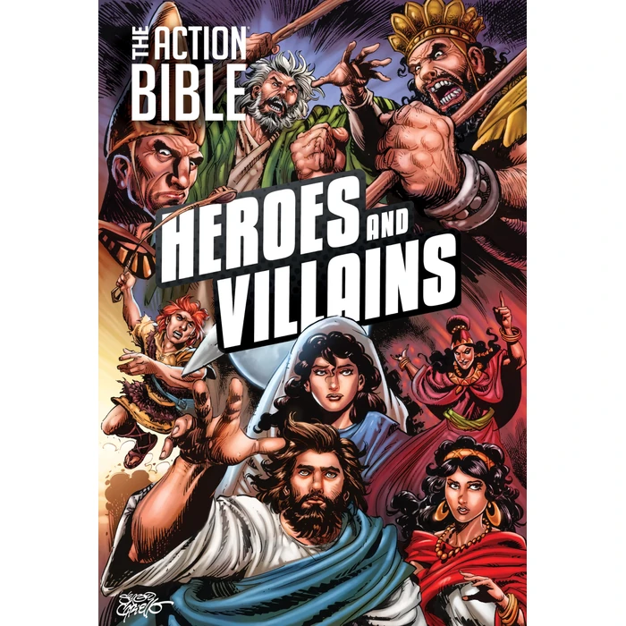 The Action Bible: Heroes and Villains by David C Cook - Used - Good condition