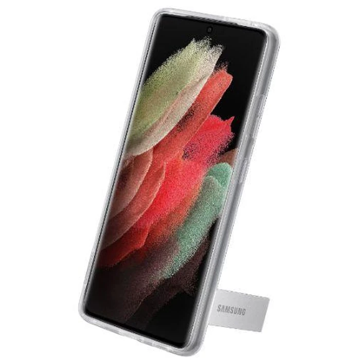 Samsung Clear Standing Cover Phone Case for Galaxy S21 Ultra (5G) - Transparent by Samsung - Image 4