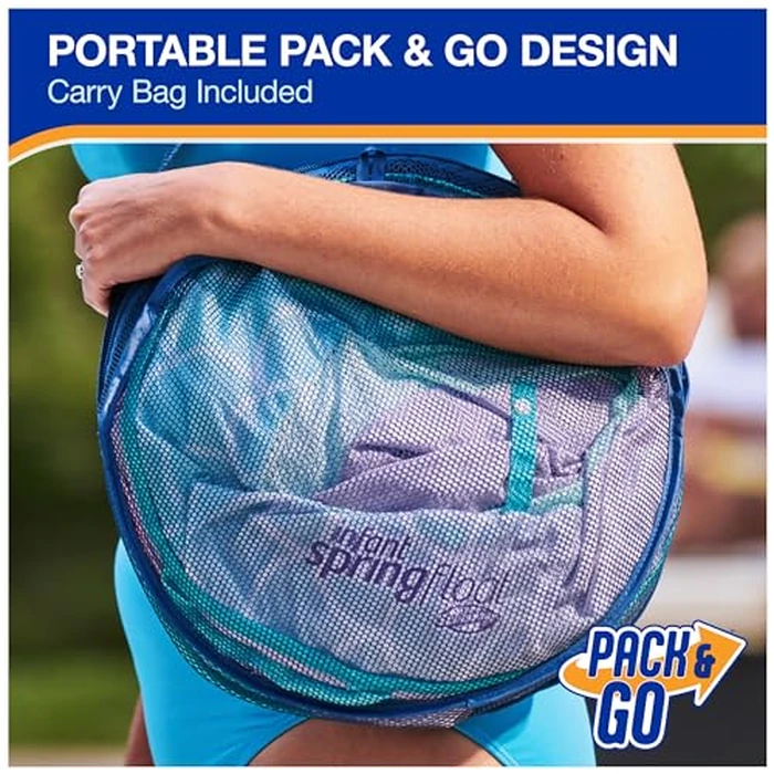 SwimWays Infant Spring Float, Baby Pool Float with Canopy, Swimming Pool Accessories for Kids 3-9 Months, Mermaid by SwimWays - Image 5