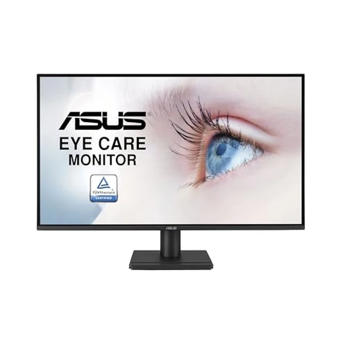 ASUS 27” 1440P Eye Care Monitor (VA27AQ) - IPS, QHD (2560 x 1440), 99% sRGB, Frameless, HDMI, DisplayPort, VGA, 1ms, Speakers,Low Blue Light, Flicker Free, VESA Wall Mountable, 3 yr Warranty by ASUS - Used - Like New condition