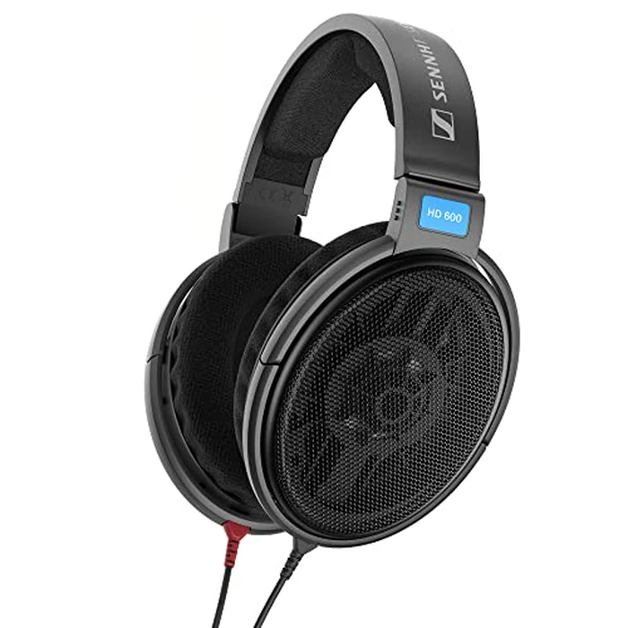 Sennheiser HD 600 - Audiophile Open-Back Dynamic Wired Headphones Over Ear with Natural Soundstage and Premium Comfort for Music Lovers, Open Metal Earpiece Covers, Black by Sennheiser - Used - Acceptable condition - CA$306.90