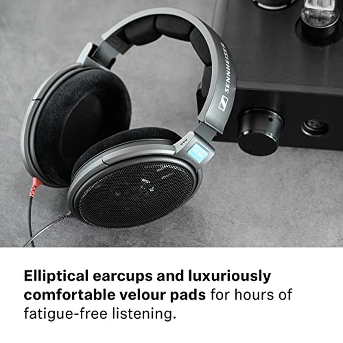 Sennheiser HD 600 - Audiophile Open-Back Dynamic Wired Headphones Over Ear with Natural Soundstage and Premium Comfort for Music Lovers, Open Metal Earpiece Covers, Black by Sennheiser - Image 4
