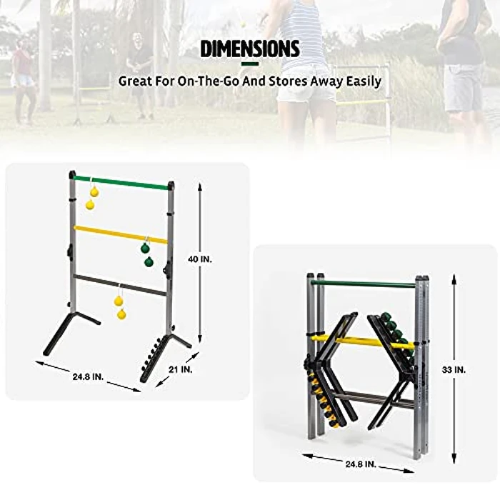 EastPoint Sports Go! Gater Premium Steel Ladderball Set - Features Sturdy Steel Material, Built-in Scoring System, Complete with All Accessories by EastPoint Sports - Image 4