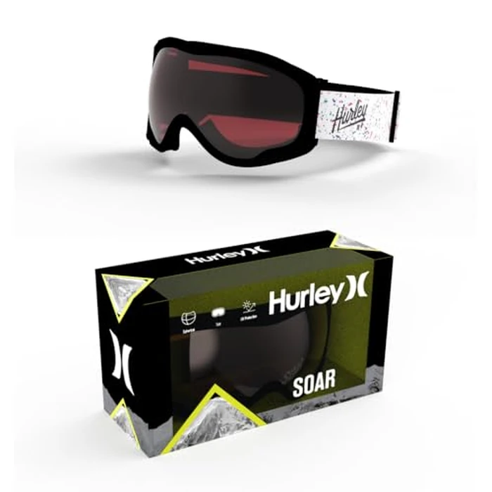 Hurley Youth SOAR Ski Snow Goggles, Pink by Hurley - Used - Good condition