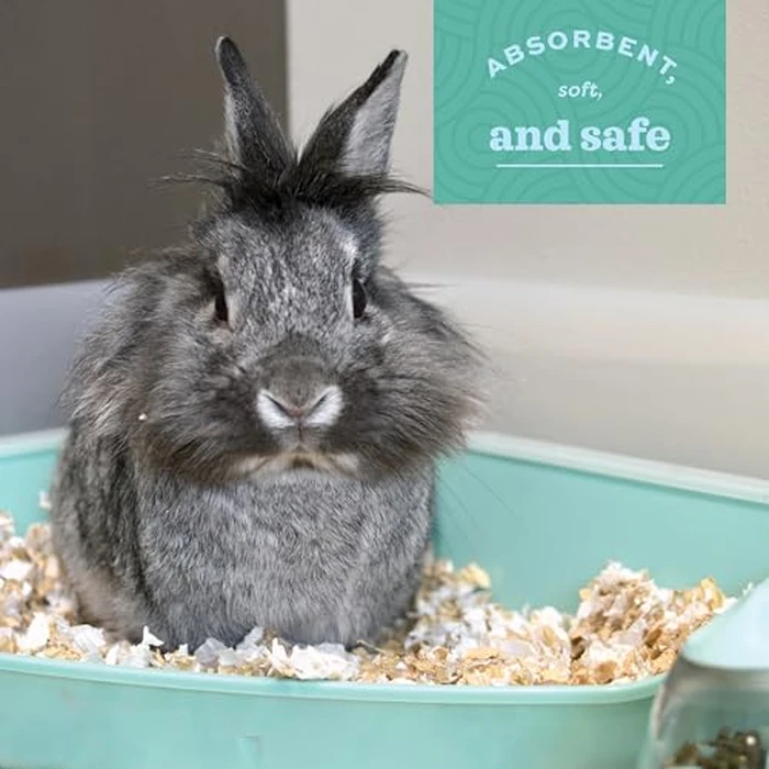 Oxbow Pure Comfort Bedding, Rabbit, Hamster, & Guinea Pig Bedding, Bunny Supplies for Litter Box, Pet Safe, Low Dust, White Paper, 72 Liter Bag by Oxbow - Image 3