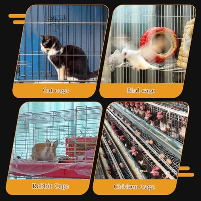 KHEARPSL 2500pcs Galvanized Steel Hog Rings, C Hog Ring Clips Nail for Hog Ring Pliers Fence Fastener for Fencing, Animal Cages, Car Cushions, Upholstery (C Hog Rings) by KHEARPSL - Image 5