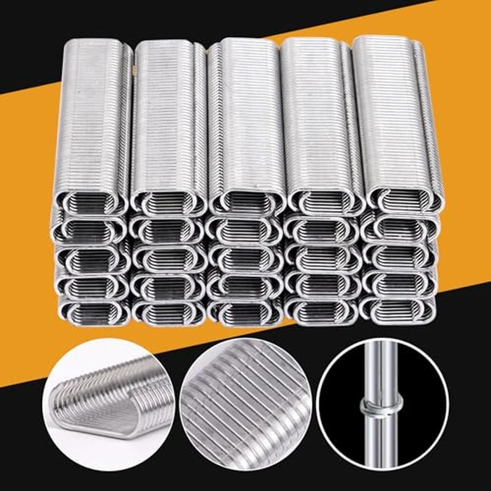 KHEARPSL 2500pcs Galvanized Steel Hog Rings, C Hog Ring Clips Nail for Hog Ring Pliers Fence Fastener for Fencing, Animal Cages, Car Cushions, Upholstery (C Hog Rings) by KHEARPSL - Image 6