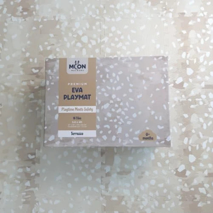 Moon Walkers Premium Soft Foam Play Mat for Baby, 170x122 cm, Easy to Clean - The Perfect Modern Foam Playmat Fits Nicely with Your Kids Playroom Or Home Decor 1.2 cm Thickness (Camouflaged Terrazzo) by MOON WALKERS - Image 7