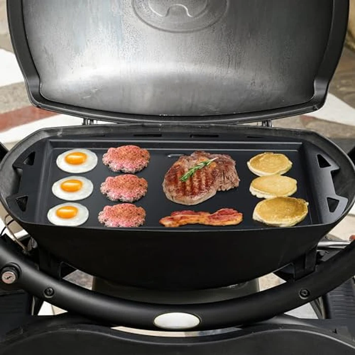Stanbroil Cooking Griddle for Weber Q100/Q1000 Series Grills, Full Size Griddle Insert Nonstick Griddle Plate for Weber Q100 Q1200 Q1400 Q120 Q140 Q1000 Grills by Stanbroil - Image 6