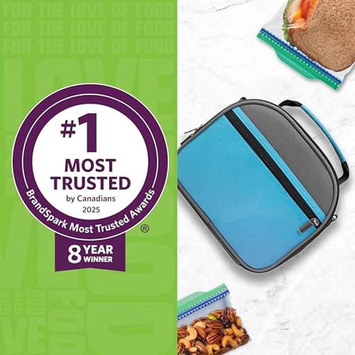 Ziploc Sandwich Bags for On-the-Go Freshness, Grip 'n Seal Technology for Easier Grip, Open and Close, 180 Count by Ziploc - Image 3