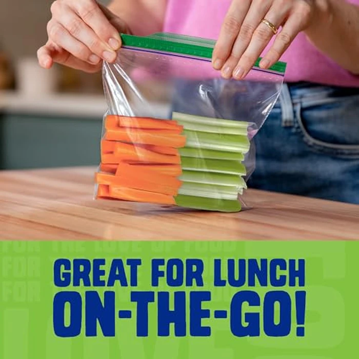 Ziploc Sandwich Bags for On-the-Go Freshness, Grip 'n Seal Technology for Easier Grip, Open and Close, 180 Count by Ziploc - Image 5