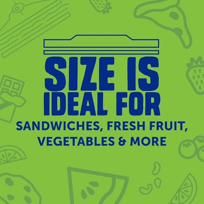 Ziploc Sandwich Bags for On-the-Go Freshness, Grip 'n Seal Technology for Easier Grip, Open and Close, 180 Count by Ziploc - Image 6