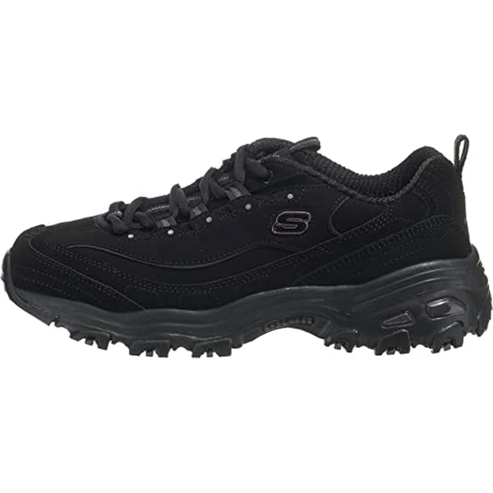 Skechers Women's D'lites-play on, Black, 8 by Skechers - Image 4