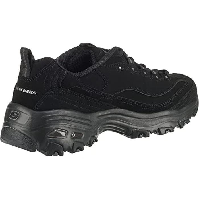 Skechers Women's D'lites-play on, Black, 8 by Skechers - Image 6