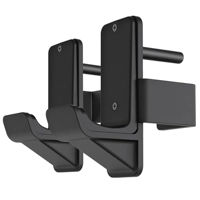 Kipika J-Hooks for Power Rack - Heavy Duty Steel Hooks with Rubber Pads - Fits 2"x2" Square Tube with 1/2" Hole - Set of 2 by Kipika - Used - Acceptable condition - US$22.19