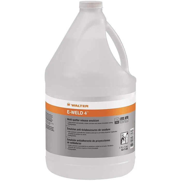 Walter Surface Technologies - 53F405 E-Weld 4 Premium Anti-Spatter 3.78L/1GAL by Walter Surface Technologies - Used - Like New condition