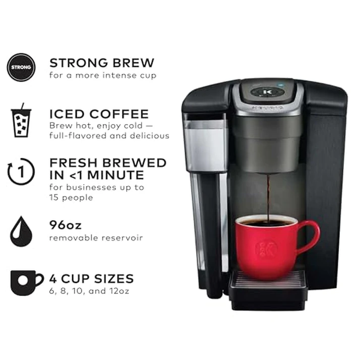 Keurig K-1550 Small Business Single Serve Coffee Maker, 96 oz Water Reservoir, Black by Keurig - Image 4