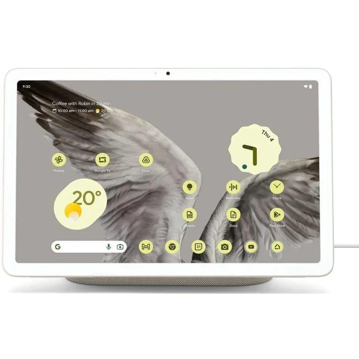 Google Pixel Tablet with Charging Speaker Dock (2023) - 256GB - Porcelain - 10.95 Inch by Google - Image 1