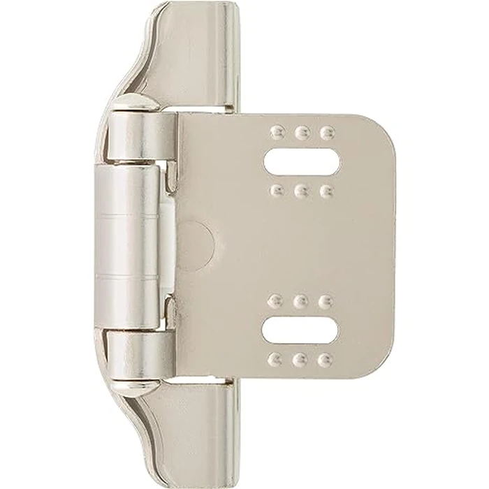 Franklin Brass (10-Pack) Self-Closing Cabinet Hinges Semi-Wrap 1/4' Overlay for Cabinet Doors Kitchen/Cabinets/Cupboards/Furniture Satin Nickel H01911K-SN-B by Franklin Brass - Image 2