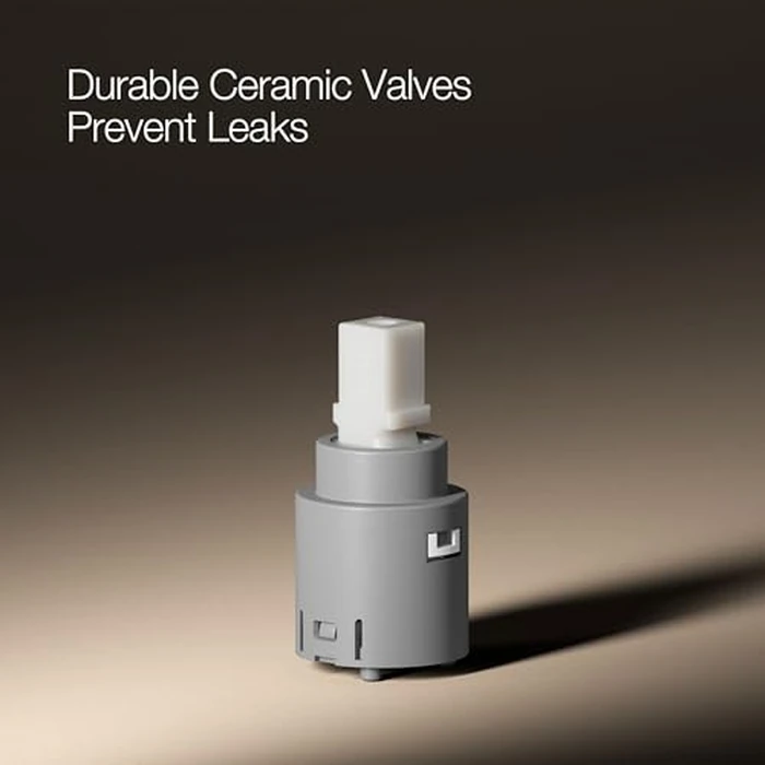 KOHLER K-27416-4-2MB Tone(TM) Widespread Bathroom Sink Faucet, 3-Hole, Widespread Bathroom Faucets with Two Lever Handles and Clicker Drain, 1.2 GPM, Vibrant Brushed Moderne Brass by Kohler - Image 7