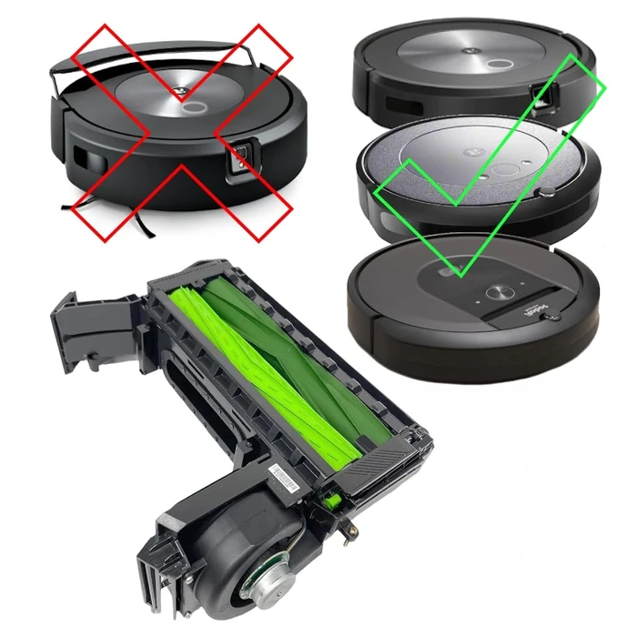 Goodsby Replacement Cleaning Head Module with Extractors for Roomba e/i/j Series e5 e6 i1 i1+ i2 i2+ i3 i3+ i4 i4+ i5 i5+ i6 i6+ i7 i7+ i8 i8+ j5 j5+ j6 j6+ j7 j7+ j8+ Plus Robot Vacuum Cleaner by Goodsby - Image 2