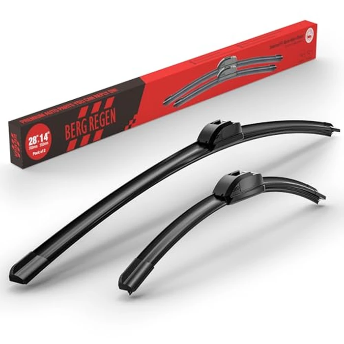 BERG REGEN 28"+14" Windshield Wiper Blades Replacement for Toyota Corolla 2020-2024,Prius C 2012-2019,Honda Fit 2009-2020,Hyundai Elantra 2011-2016,Kia Forte 2014-2018-Genuine OEM Quality (Set of 2) by BERG REGEN - Used - Very Good condition - CA$19.25