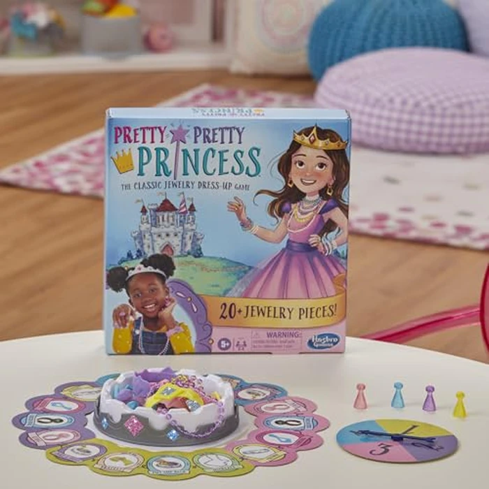 Pretty Pretty Princess Board Game, Classic Jewelry Dress-Up Games for Kids, Family Games for 2-4 Players, Kids Board Games, Ages 5 and Up by Hasbro - Image 9