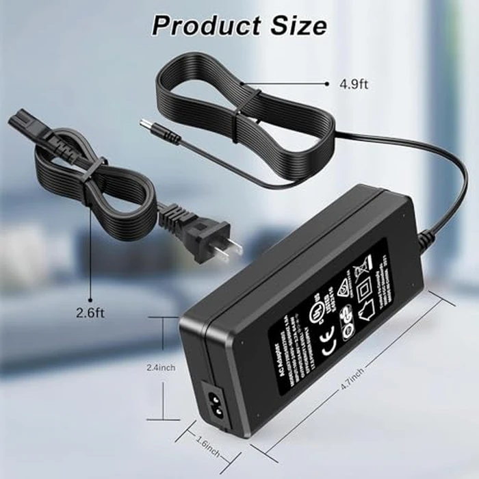 VIFOCUFY 24V AC Adapter Charger for Vizio Soundbar VSB200 VSB205 VSB210 VSB206 VSB207 VSB210WS VHT215 VHT510 P/N:90012422801 S065BP2400250 SB4021-MA1 Speaker Home Theater Sound Bar Power Supply Cord by VIFOCUFY - Image 9