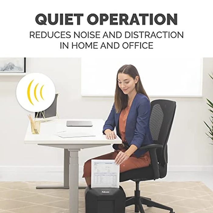 Fellowes LX41-DB 8-Sheet Micro-Cut Paper Shredder for Home Office by Fellowes - Image 4
